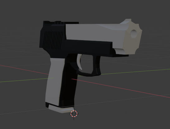 Low Poly Modified Desert Eagle preview image 1